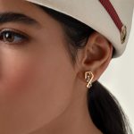 گوشواره طلا زنانه ترنج - Image 2