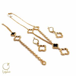 سرویس ونکلیف طلا زنانه کد 26002