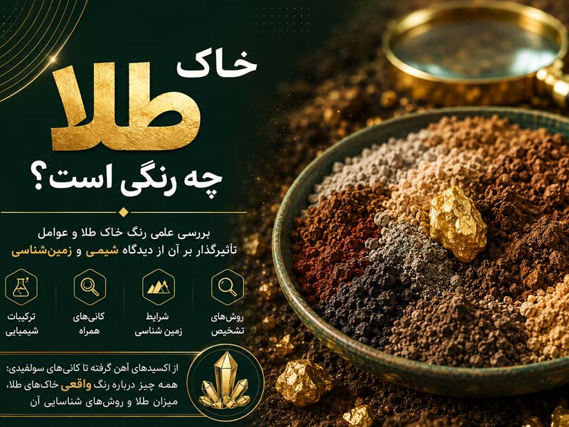 خاک طلا چه رنگی است