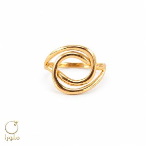 انگشتر طرح دایره طلا اسپرت کد 23005