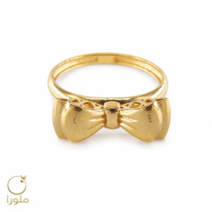انگشتر طرح پاپیون طلا زنانه کد 23006