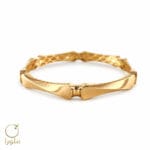 النگو طلا طرح بامبو ژئومتریک کد 29003
